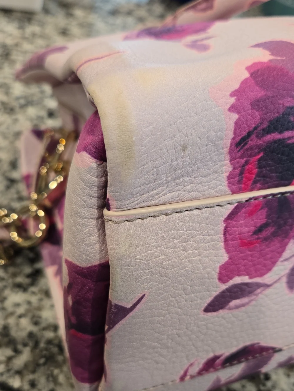 KATE SPADE NEW YORK EMERSON PLACE ROSES OLIVERA SATCHEL/ CROSSBODY PURSE.